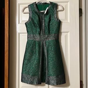 Ark & Co green and silver dress. Size S. Never worn, tags on